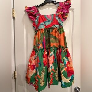 Farm Rio Foliage Mix mini dress